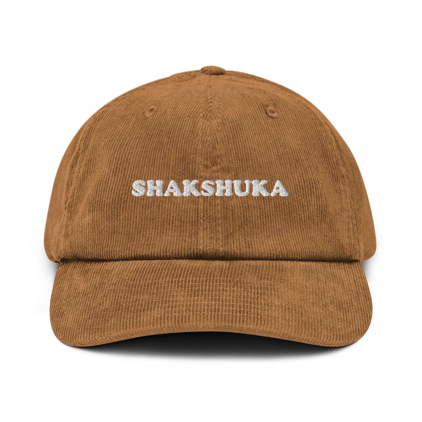 This shakshuka hat is a comfortable and unique hat for foodies and shakshuka enthusiasts. It's a funky foodie hat that's made of 100% cotton corduroy and exactly what every shakshuka lover needs. Celebrate your favs and give this corduroy dad hat as weird gift for foodies or wear it to your next shakshuka breakfast.