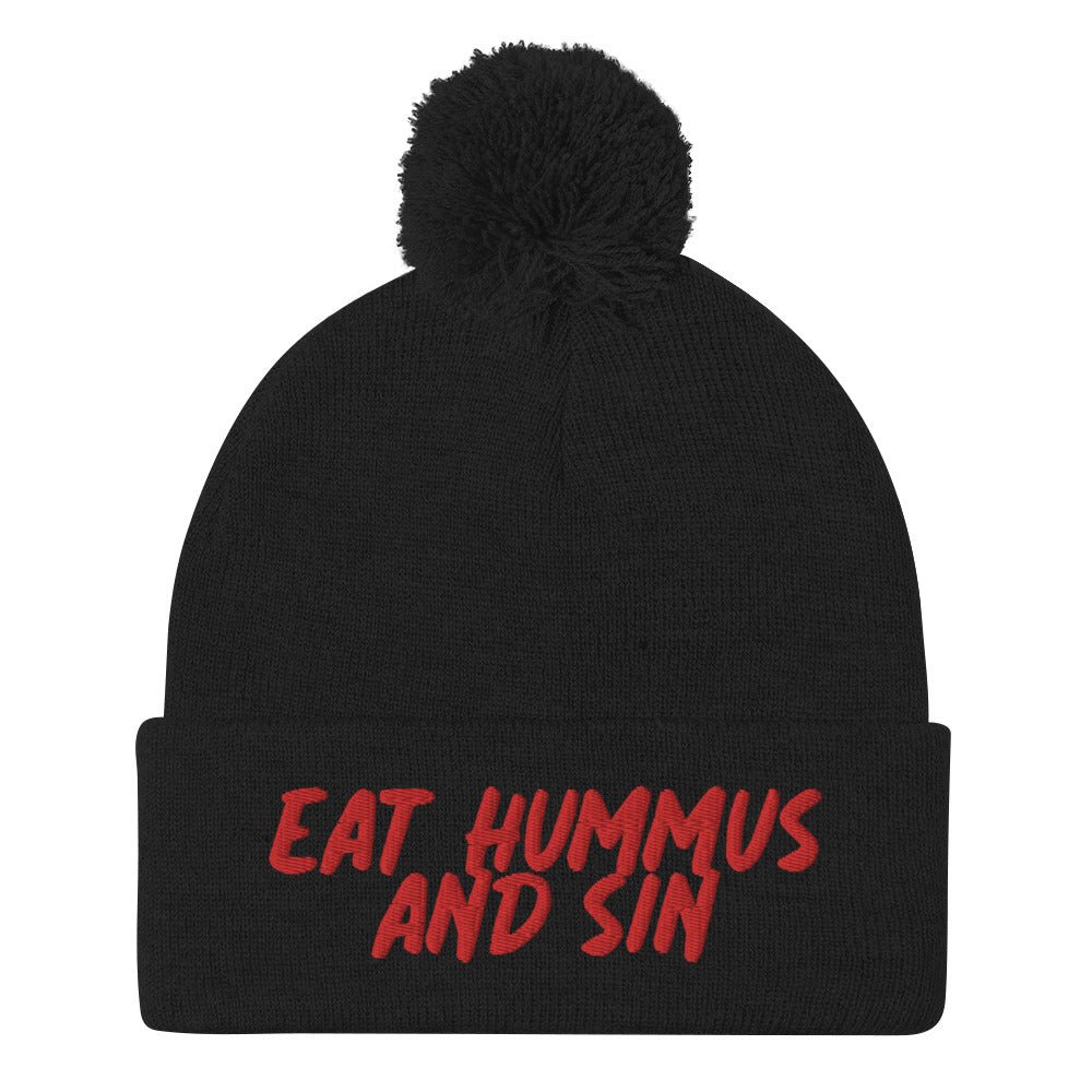 Eat Hummus and Sin Beanie - ninanush