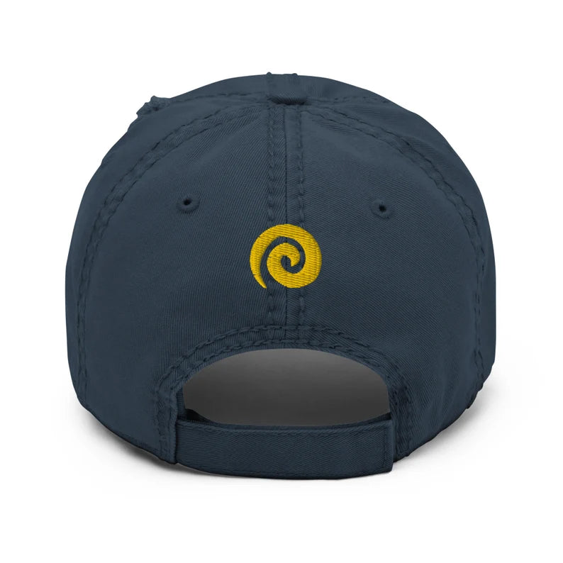 Calling all cookies and cookie lovers! Smart cookies, tough cookies, cookie monsters and cookies enthusiasts of all kinds, this hat is for you. Cookie on the front and a matching yellow spiral on the back. Shop comfortable, funky and unique clothing. Funny, funky and creative new and used clothing and accessories.