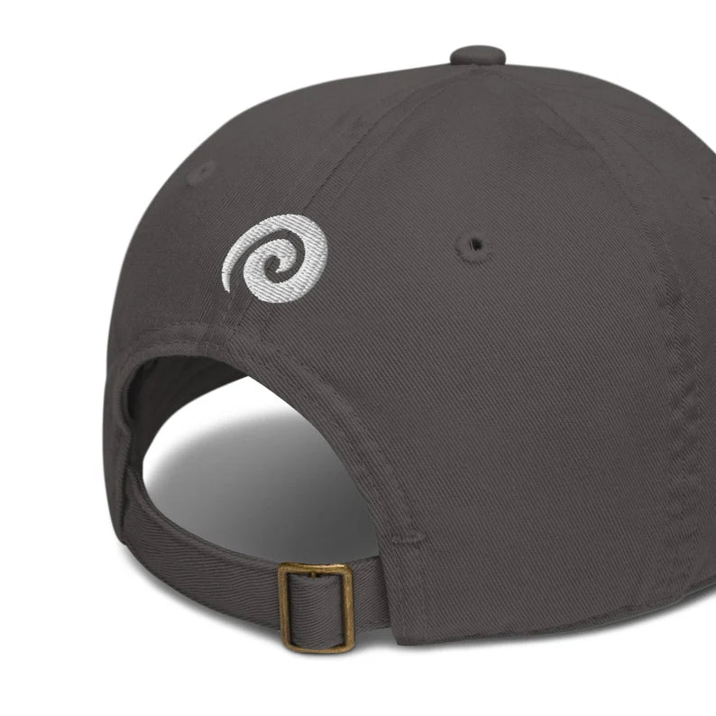 Cute and funky vegan garlic hat. Make a statement in this classic dad hat. Its cute, unique and a nice dad hat never goes out of style—especially one that’s made of 100% organic cotton. Complement your outfits with this sustainable eco-friendly garlic hat! Shop funky eco friendly foodie hats in the shop.
