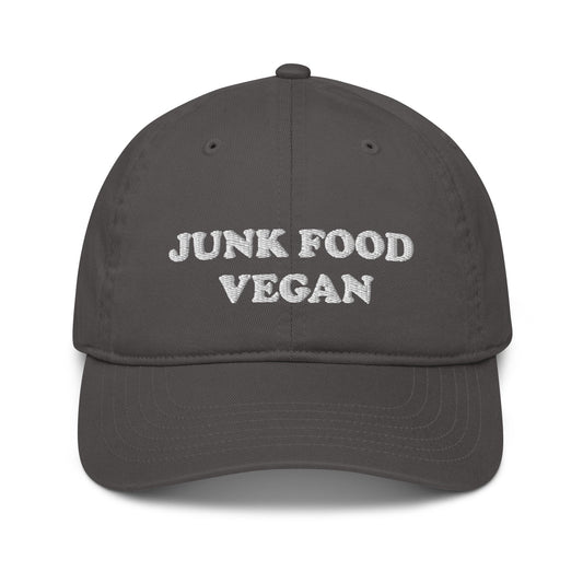 Junk Food Vegan Organic Dad Hat - ninanush