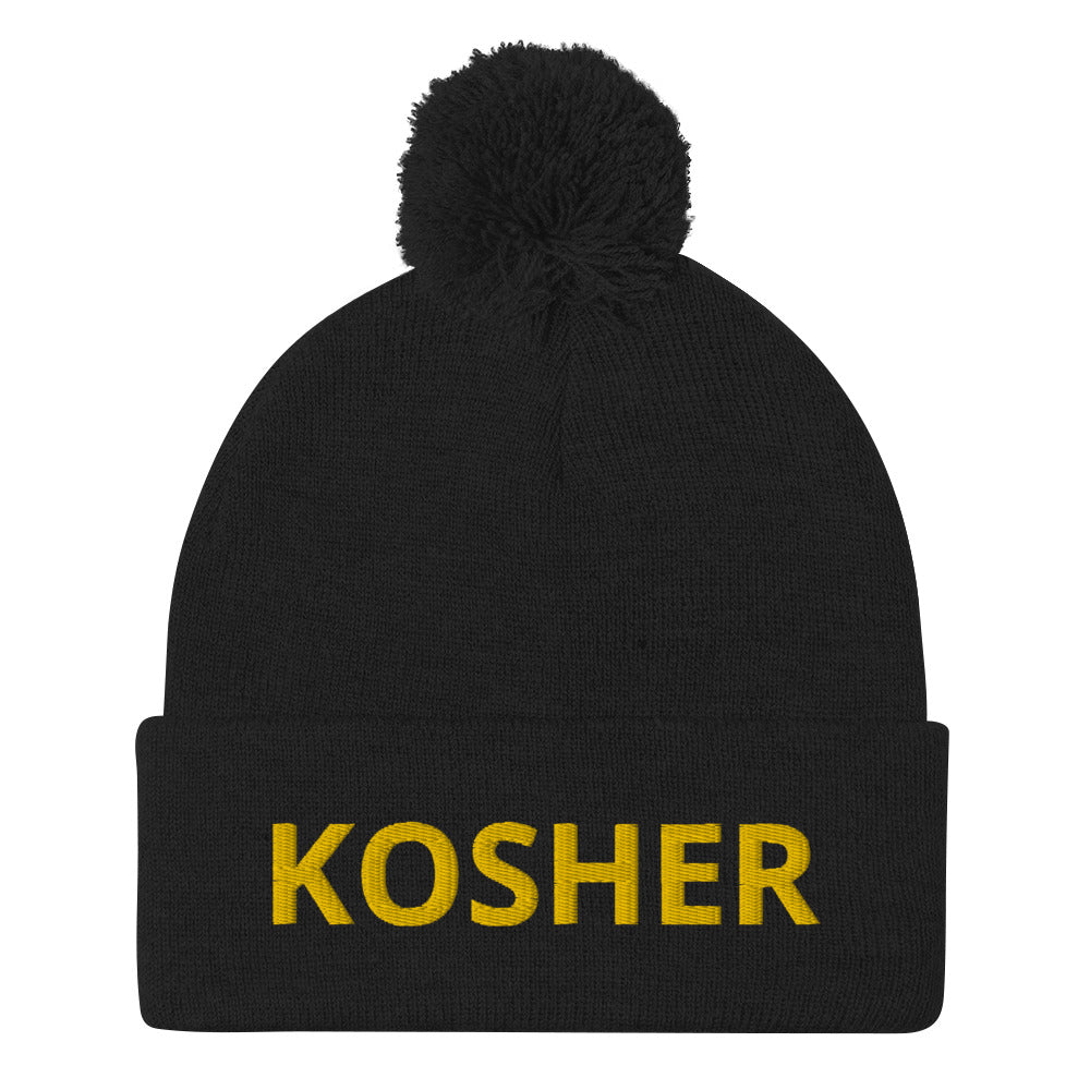 Kosher beanie. Warm, comfortable, and stylish hat. Perfect for Jewish foodies and Jewish Fashionistas. If you're looking for a funny and cute Jewish gift this ones for you. Find new and second hand collections of funky and unique fashion. We have foodie fashion, funky and colorful designs and vintage second hand clothing.