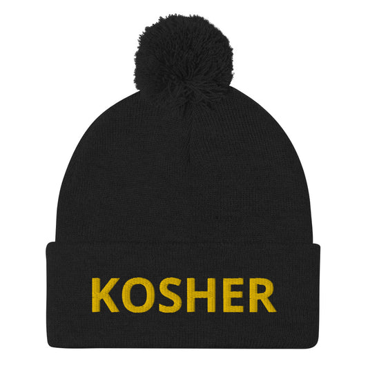 Kosher beanie. Warm, comfortable, and stylish hat. Perfect for Jewish foodies and Jewish Fashionistas. If you're looking for a funny and cute Jewish gift this ones for you. Find new and second hand collections of funky and unique fashion. We have foodie fashion, funky and colorful designs and vintage second hand clothing.