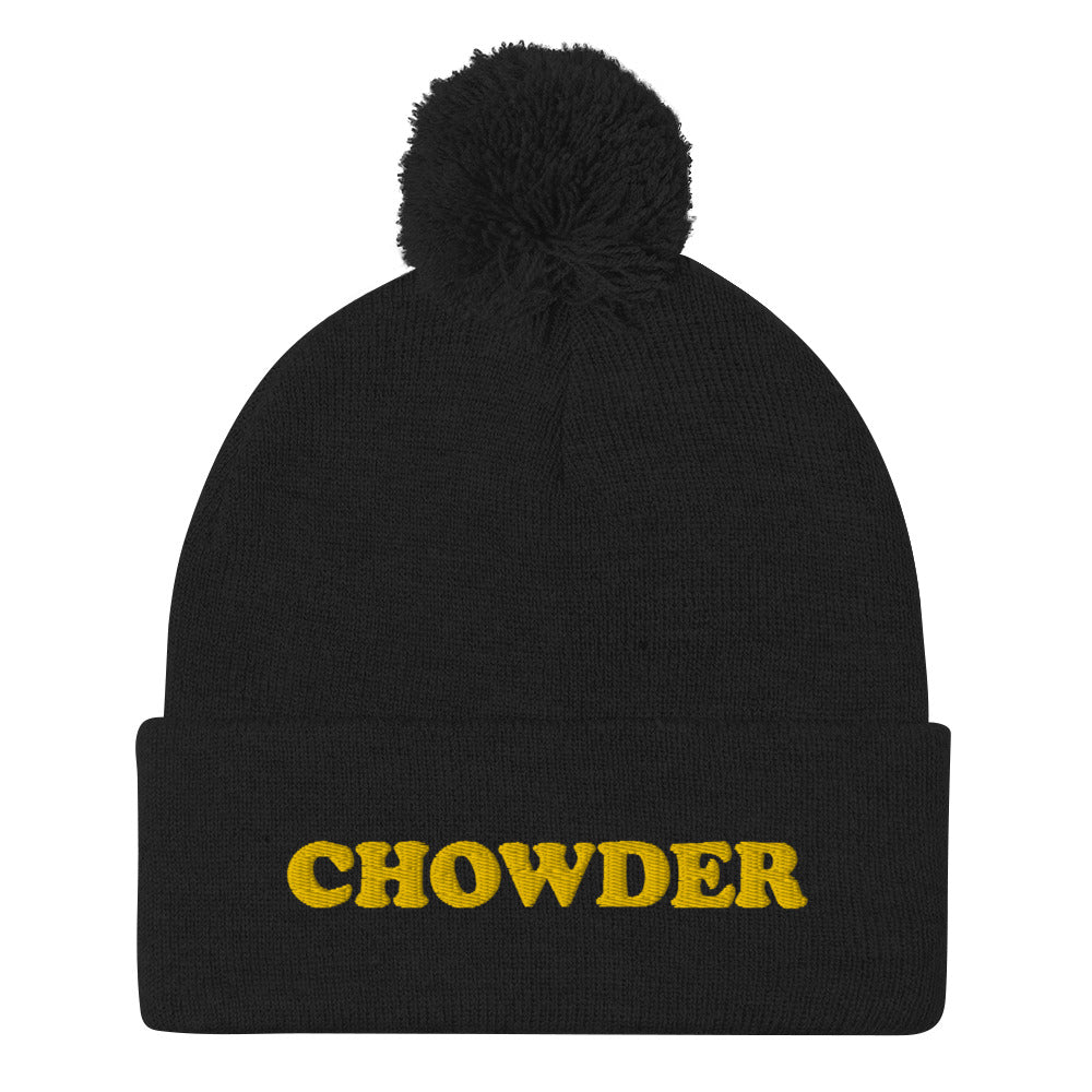 Love chowder? Clam chowder, corn chowder, any chowder! This funky chowder beanie is a unique and quirky winter hat for foodies and chowder lovers. This weird chowder beanie is a perfect funny gift for New England foodies and chowder enthusiasts! Shop funny foodie beanies, weird animal hats, funky unique t-shirts and more.