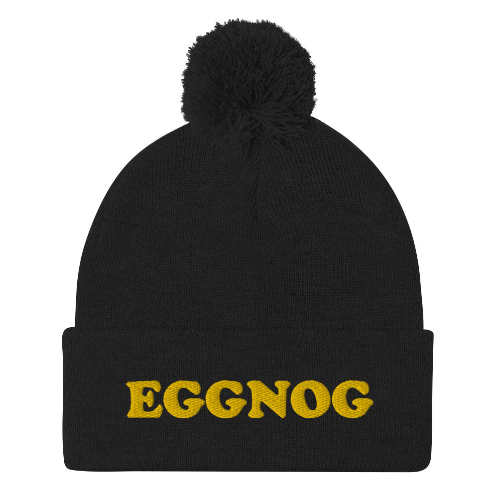 Do you love eggnog? Why is eggnog only for the holidays? It shouldn't be. This funky eggnog beanie is a warm and funny foodie hat . It's a unique and quirky winter hat for foodies and eggnog lovers. This weird holiday hat is a perfect funny foodie gift for the holidays and year round! Everyone loves a good eggnog hat.