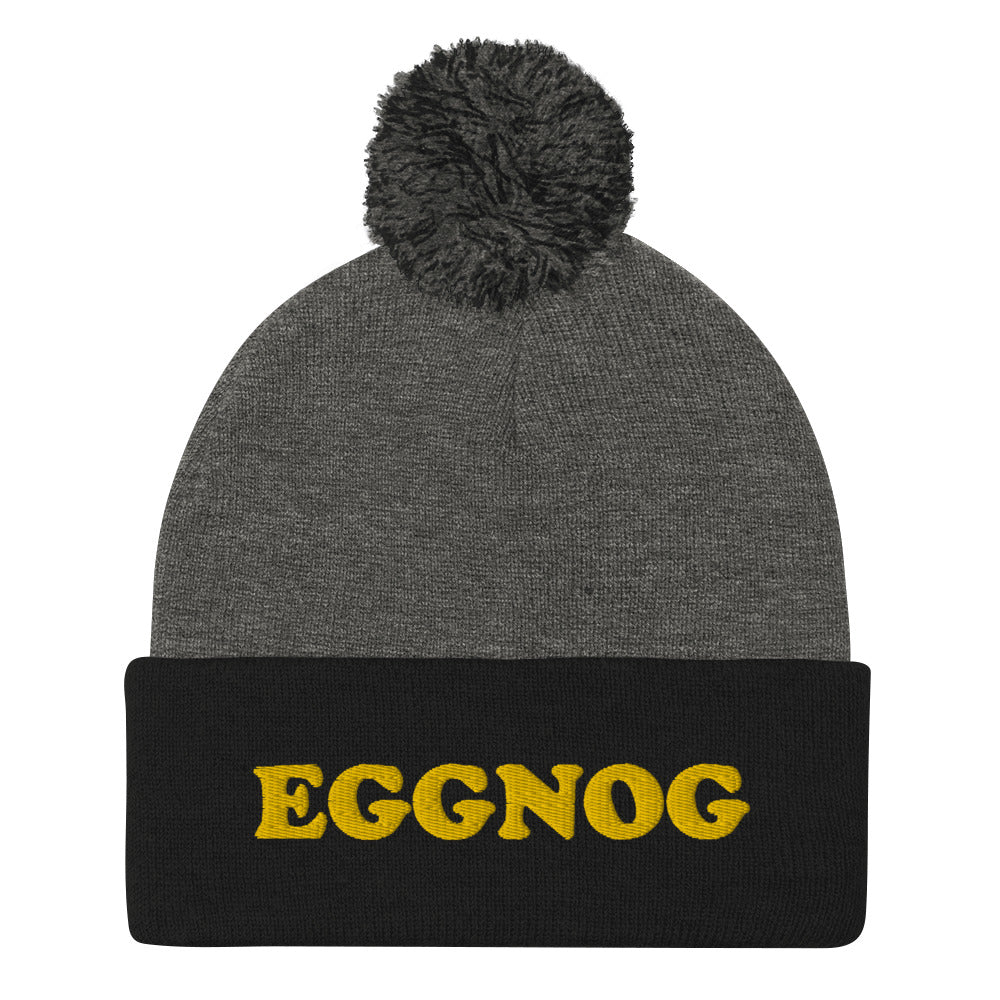 Do you love eggnog? Why is eggnog only for the holidays? It shouldn't be. This funky eggnog beanie is a warm and funny foodie hat . It's a unique and quirky winter hat for foodies and eggnog lovers. This weird holiday hat is a perfect funny foodie gift for the holidays and year round! Everyone loves a good eggnog hat.