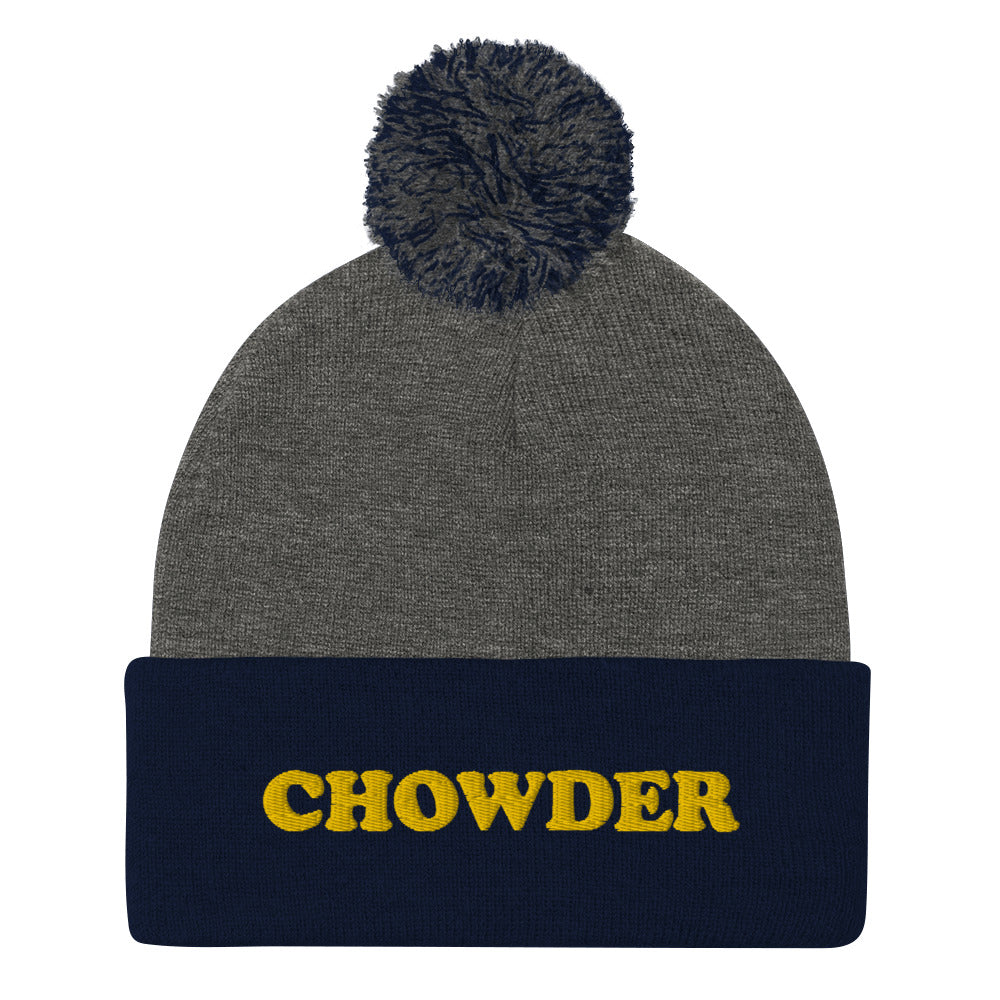 Love chowder? Clam chowder, corn chowder, any chowder! This funky chowder beanie is a unique and quirky winter hat for foodies and chowder lovers. This weird chowder beanie is a perfect funny gift for New England foodies and chowder enthusiasts! Shop funny foodie beanies, weird animal hats, funky unique t-shirts and more.