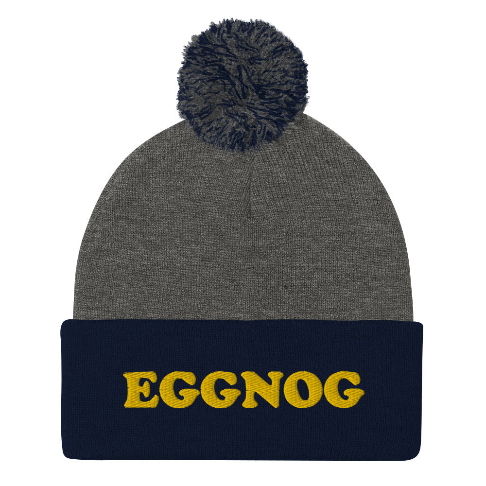 Do you love eggnog? Why is eggnog only for the holidays? It shouldn't be. This funky eggnog beanie is a warm and funny foodie hat . It's a unique and quirky winter hat for foodies and eggnog lovers. This weird holiday hat is a perfect funny foodie gift for the holidays and year round! Everyone loves a good eggnog hat.