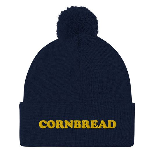Is cornbread the favorite festive food? This funky cornbread beanie is a cozy funny hat for cold weather. It's a unique and quirky winter hat for foodies and cornbread lovers. This weird hat is a perfect funny gift for foodies. Love food and streetwear? Shop weird food hats, funny foodie beanies, and unique tshirts.