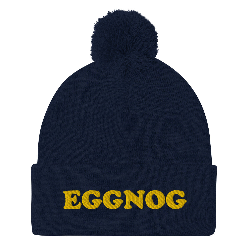 Do you love eggnog? Why is eggnog only for the holidays? It shouldn't be. This funky eggnog beanie is a warm and funny foodie hat . It's a unique and quirky winter hat for foodies and eggnog lovers. This weird holiday hat is a perfect funny foodie gift for the holidays and year round! Everyone loves a good eggnog hat.