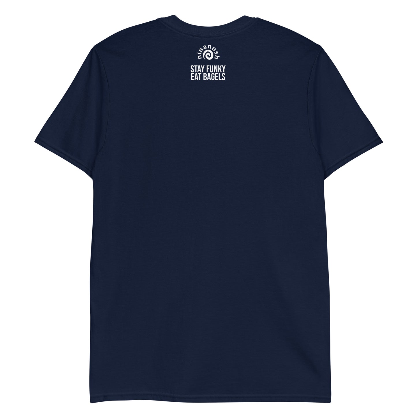 Stay funky eat bagels navy blue bagel rec club t-shirt for foodies - Join the bagel club! This bagels recreational club t-shirt is soft and comfortable with a trendy design. The perfect funny bagel shirt for bagel lovers and foodies. This unique bagel t-shirt is sure to make a statement. Eat a bagel in style or give it as a funny gift for foodies. Everyone wants to be in the bagel club.