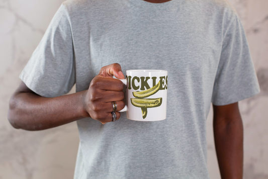 The Ultimate Gift ideas for pickle lovers. Funny mugs, embroidered food hats, pickle graphic tees and more.