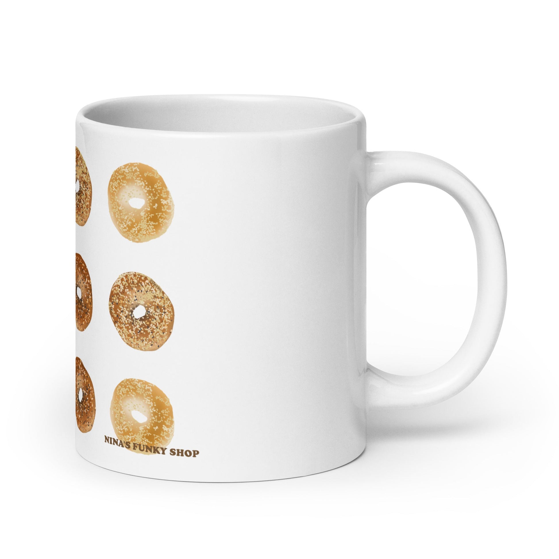 12 Bagels Mug - ninanush