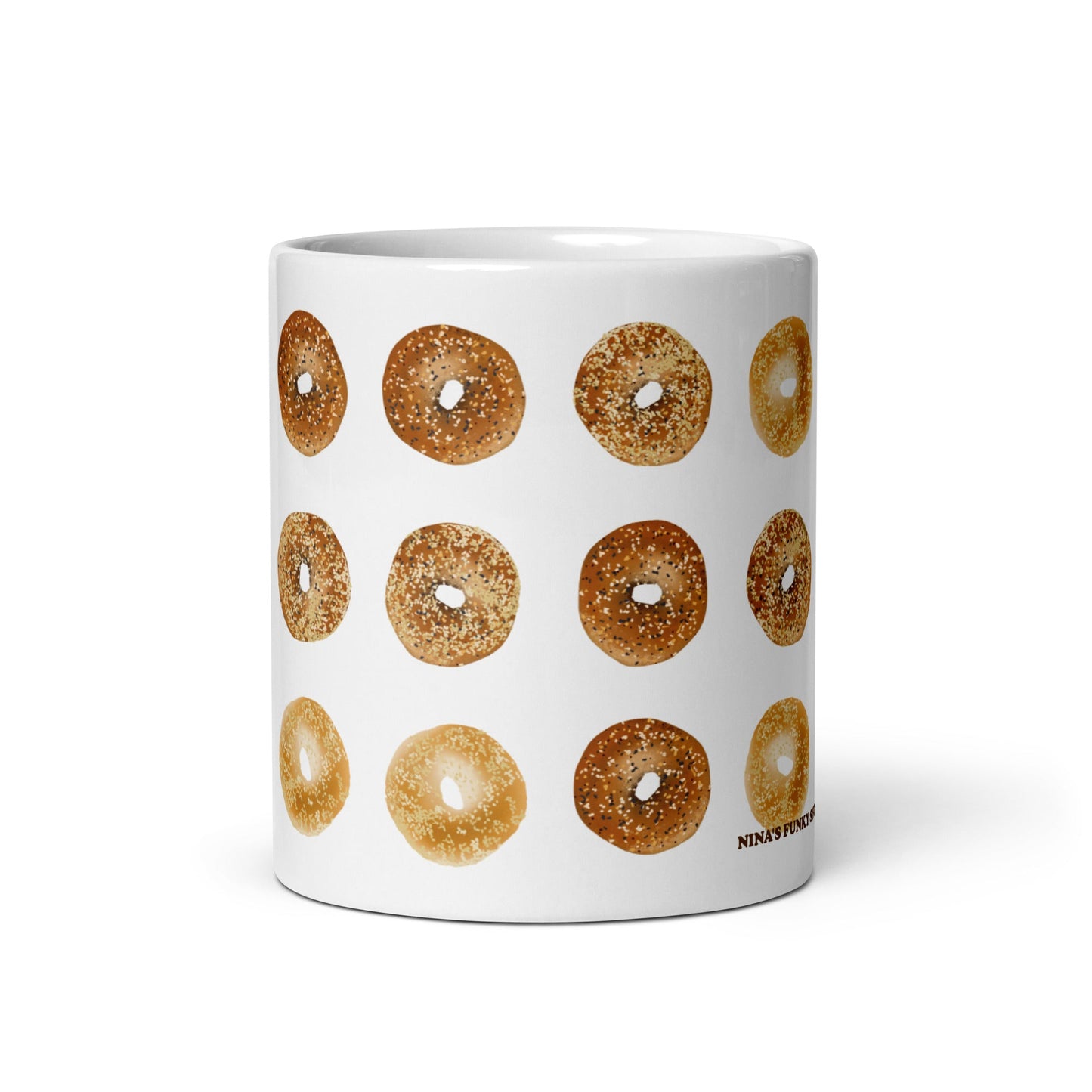 12 Bagels Mug - ninanush