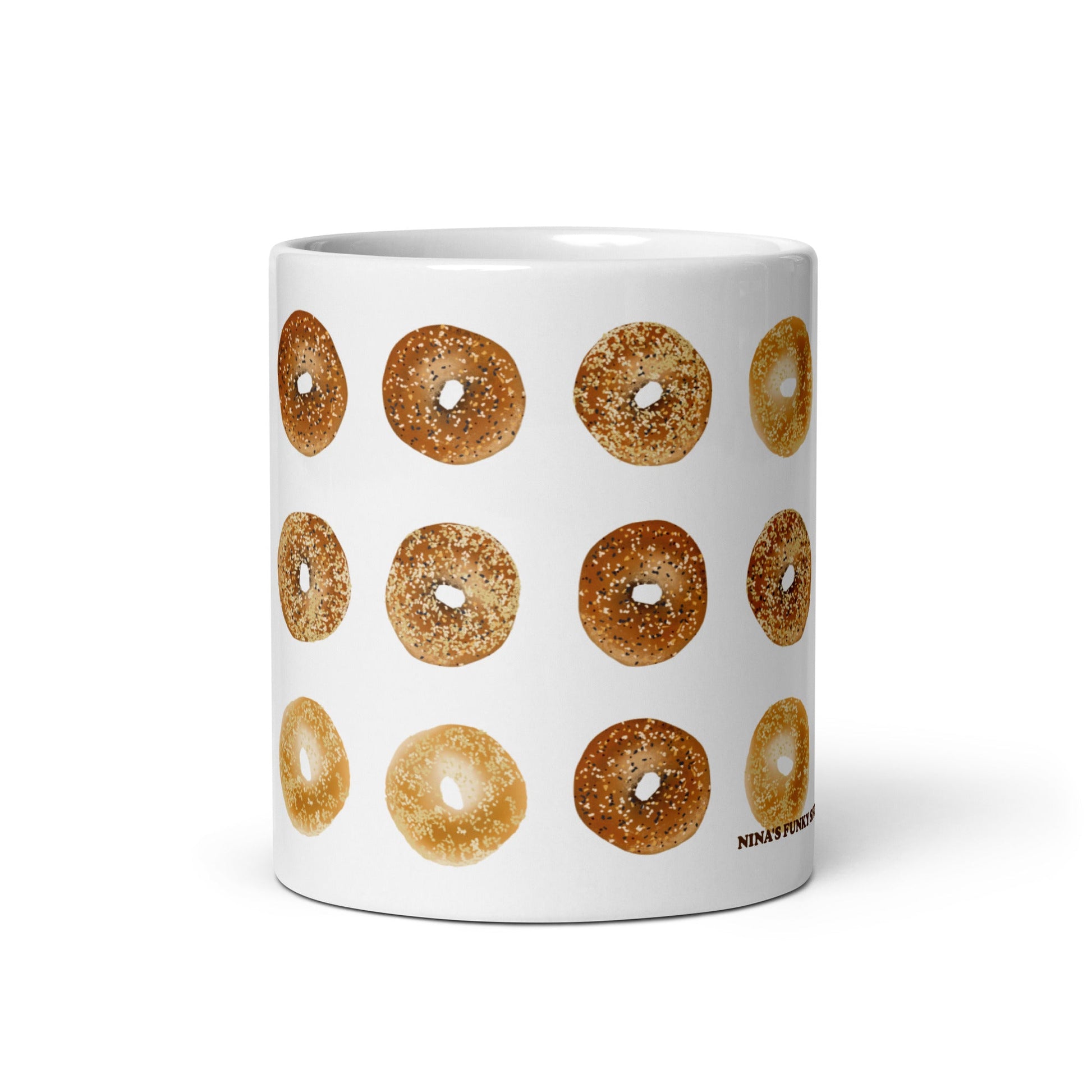 12 Bagels Mug - ninanush