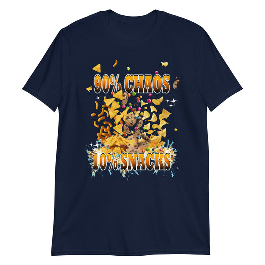 90% Chaos 10% Snacks T-Shirt - ninanush