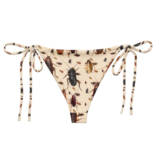 Back of cool cockroach bikini bottom