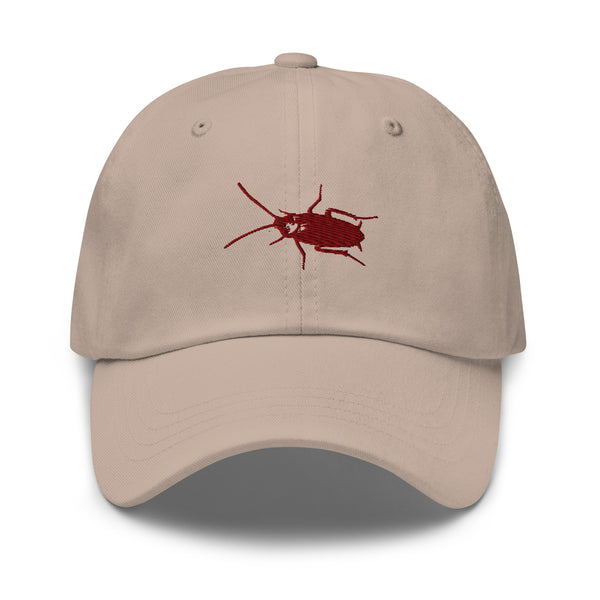 Khaki Embroidered Cockroach Hat
