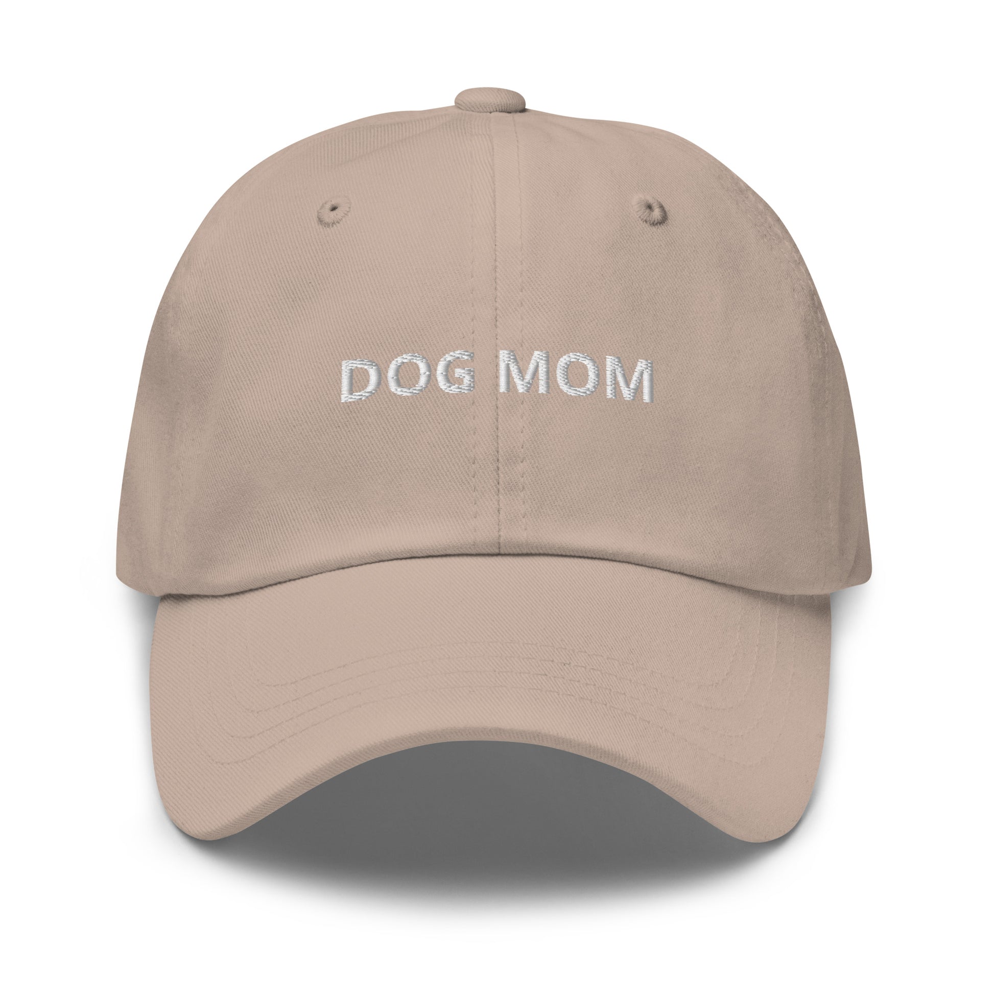 Beige Dog Mom Dad Hat