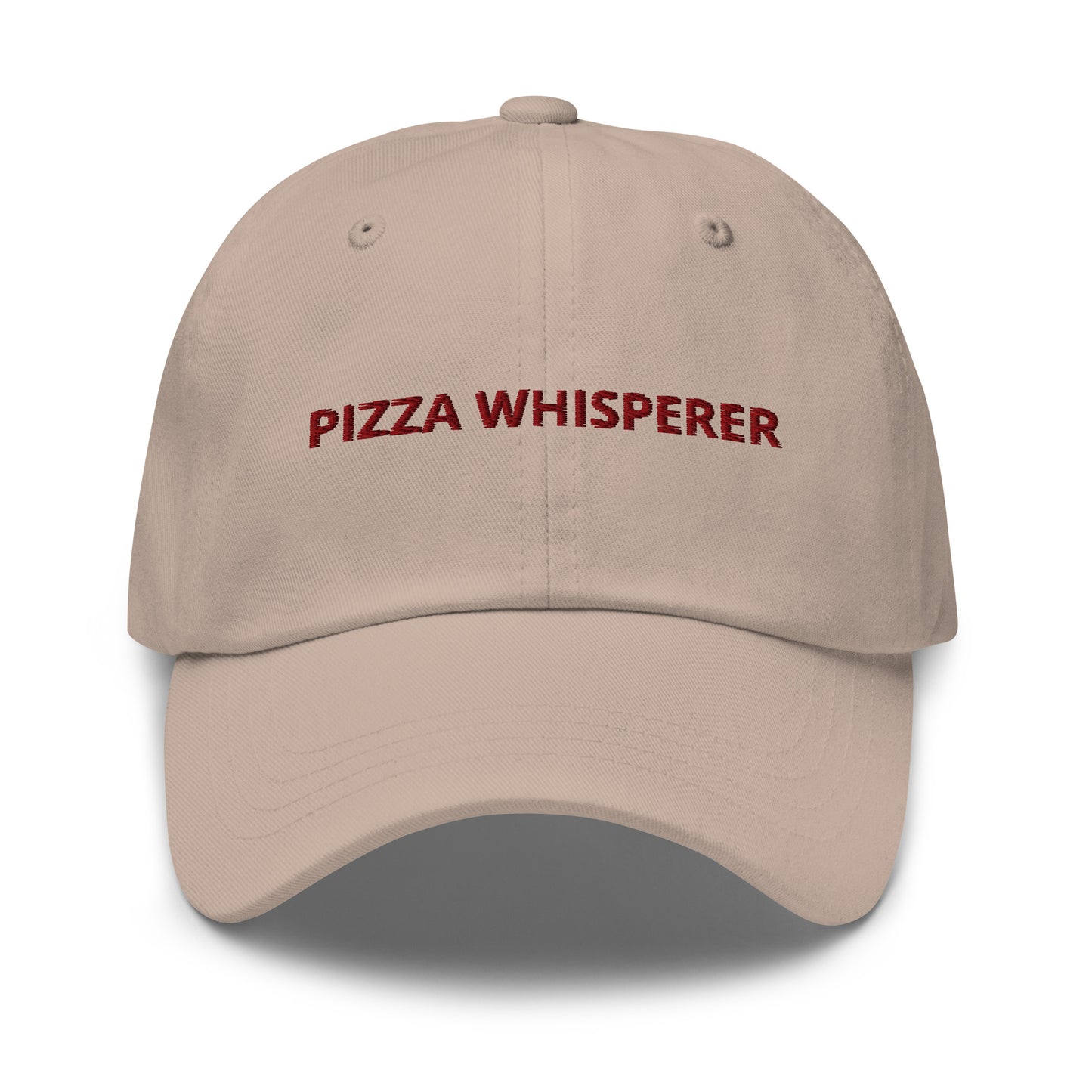 Beige Pizza Whisperer Dad Hat