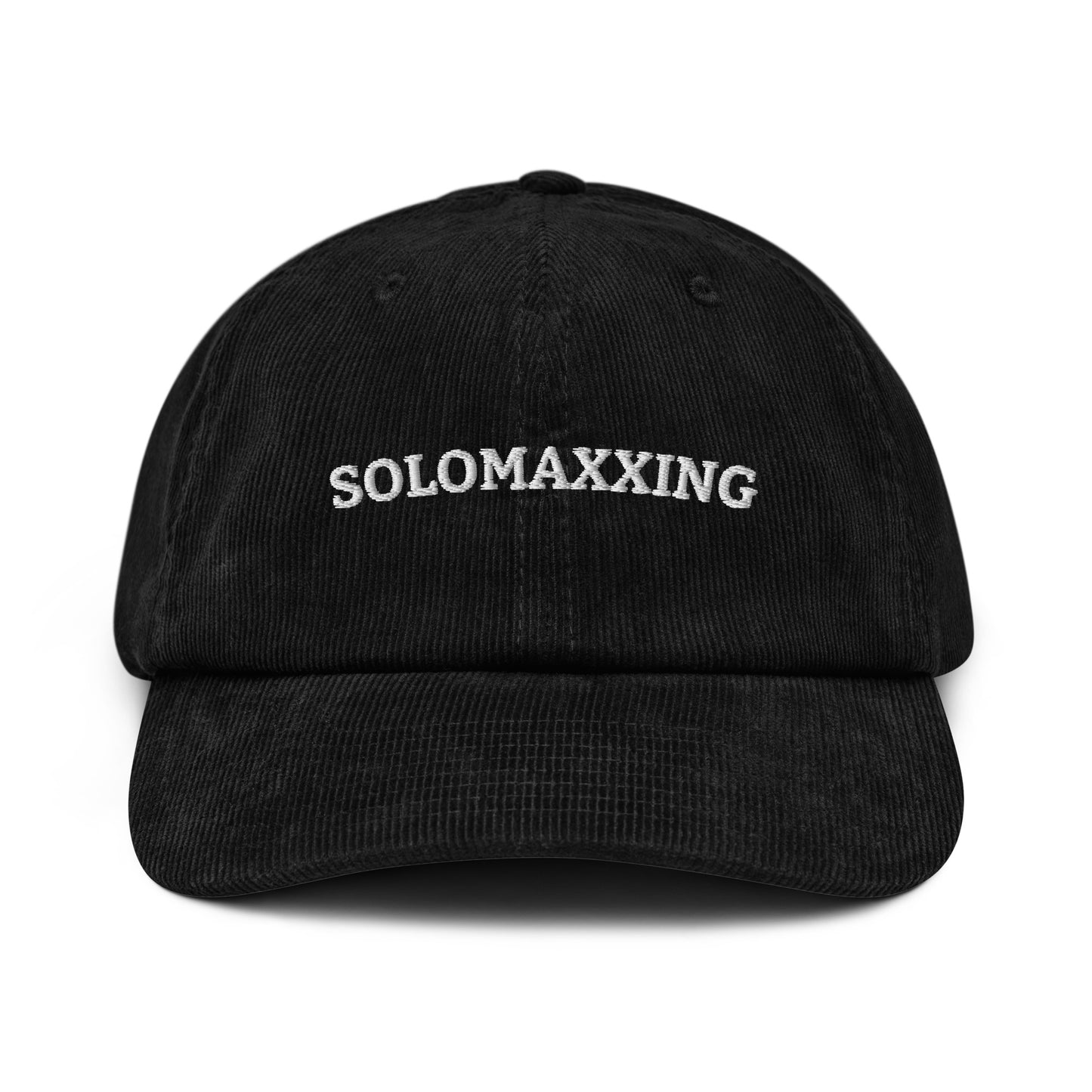 Black Solomaxxing Corduroy Hat