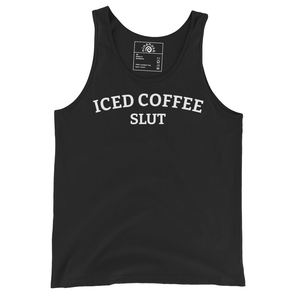 Black Iced Coffee Slut Men’s Tank Top