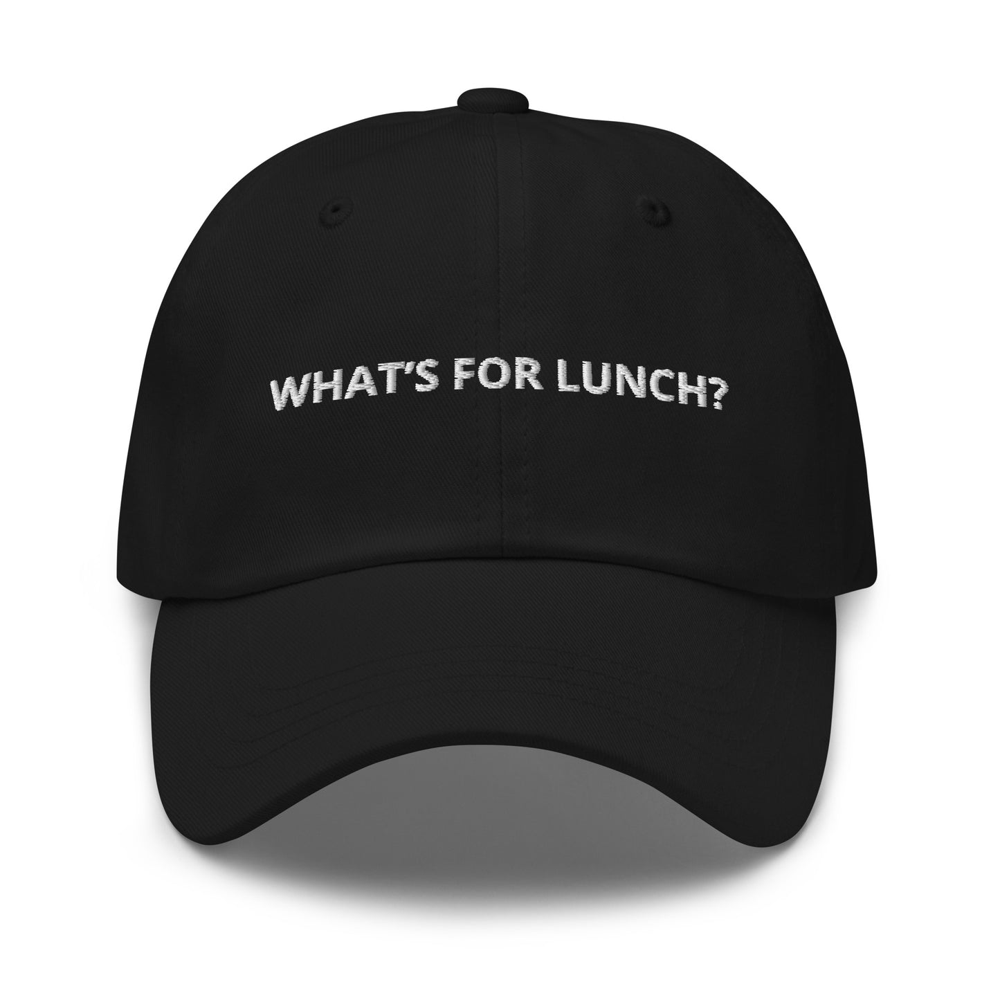 Black What’s For Lunch Embroidered Hat