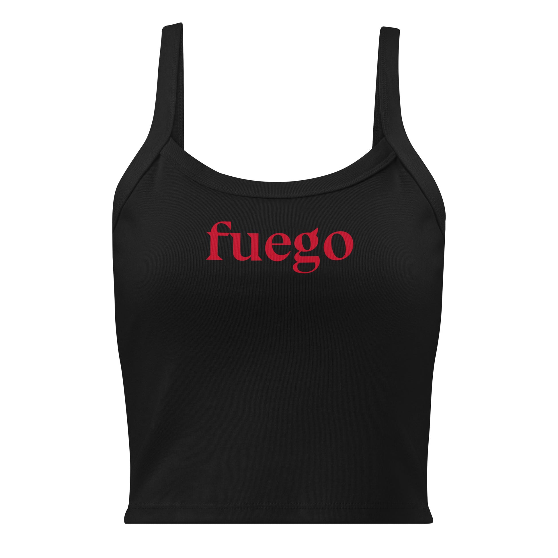 Black Fuego Tank Top