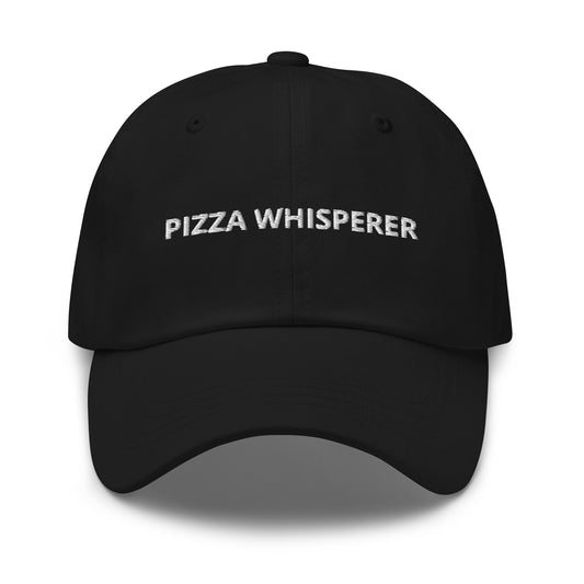 Black Pizza Whisperer Dad Hat