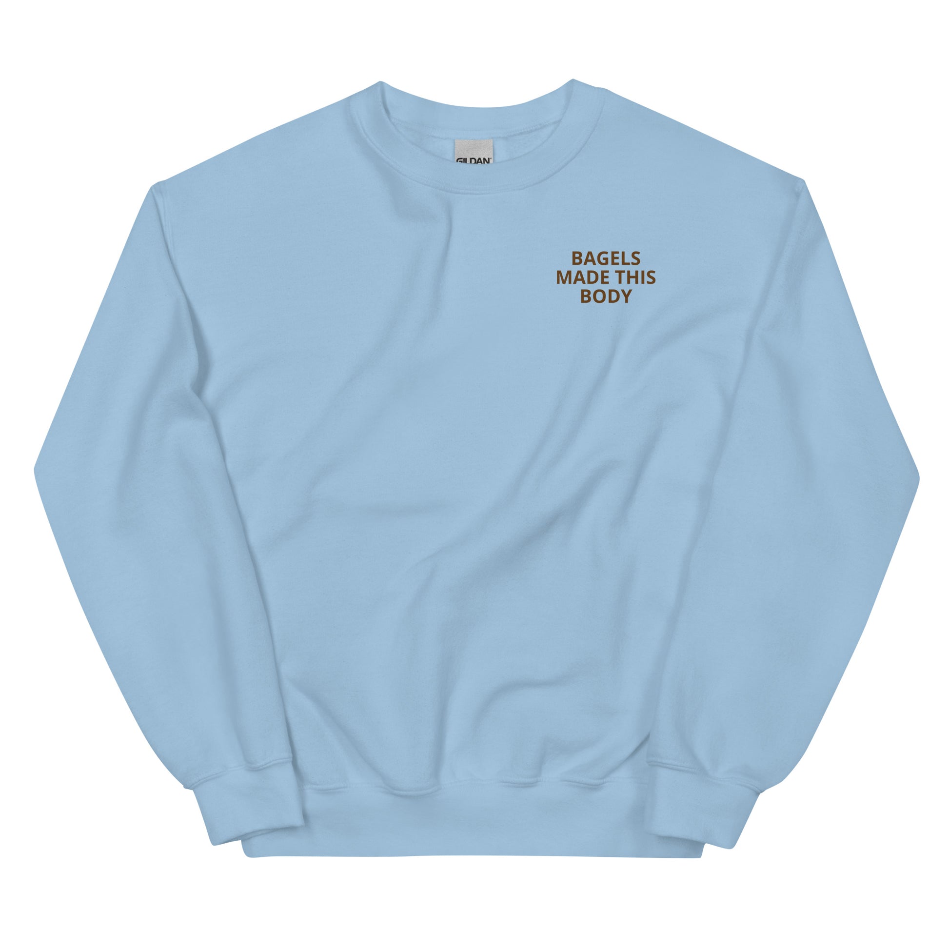 Blue Bagels Made This Body Sweatshirt front 
