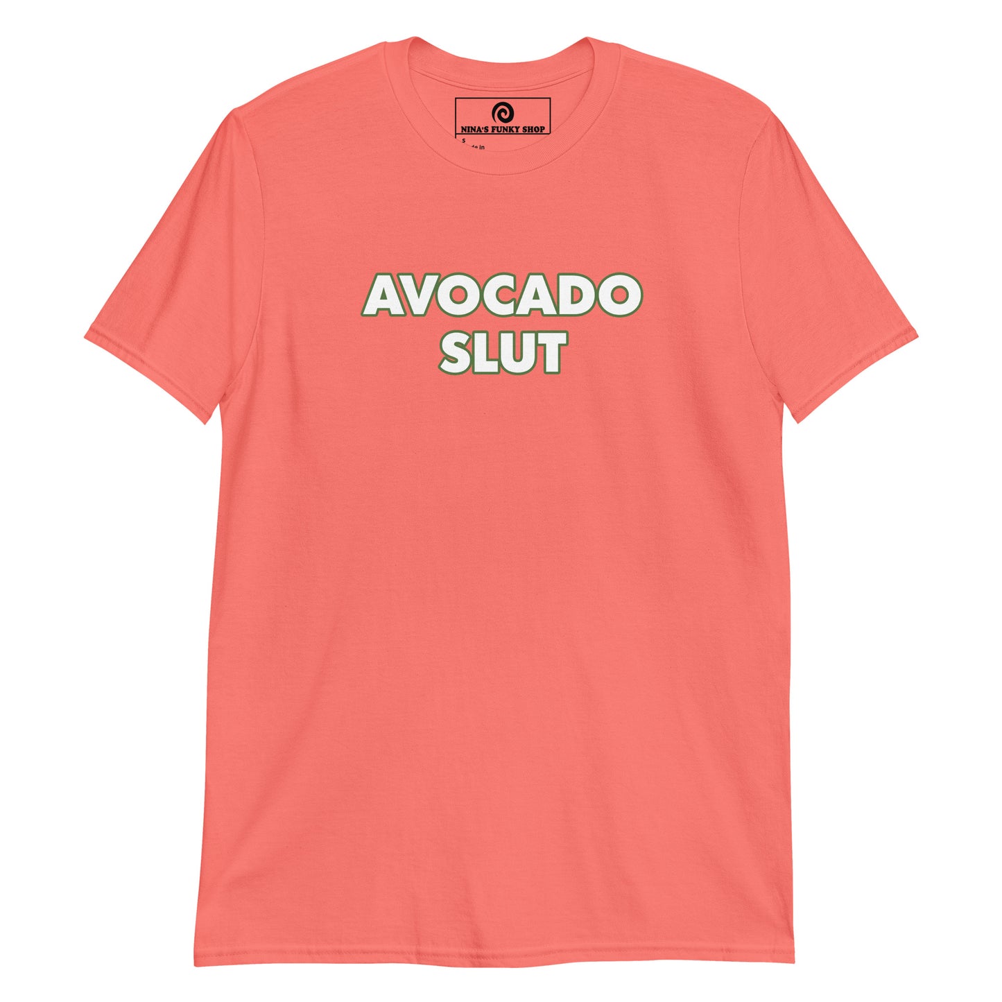 Coral Avocado Slut T-Shirt
