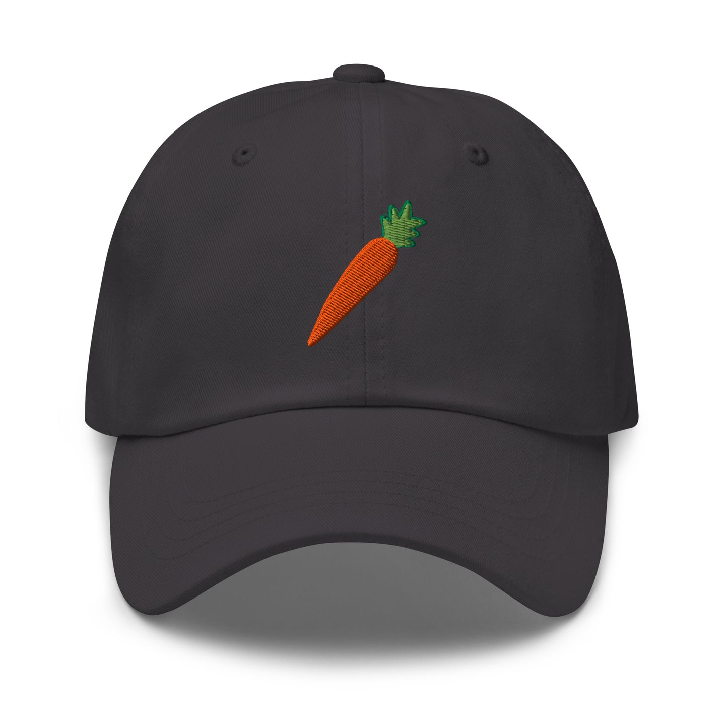Dark Gray Carrot Dad Hat