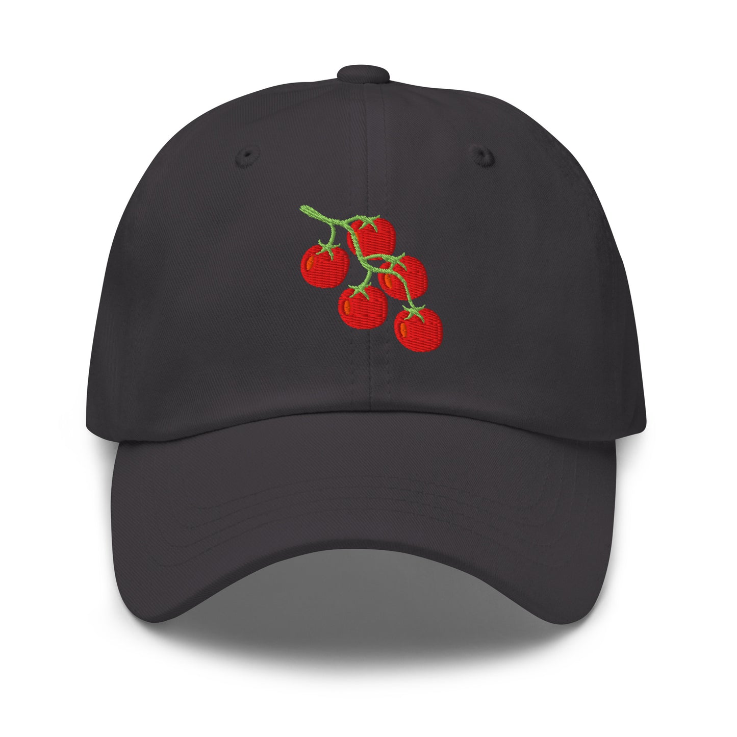 Dark Gray Cherry Tomatoes Dad Hat