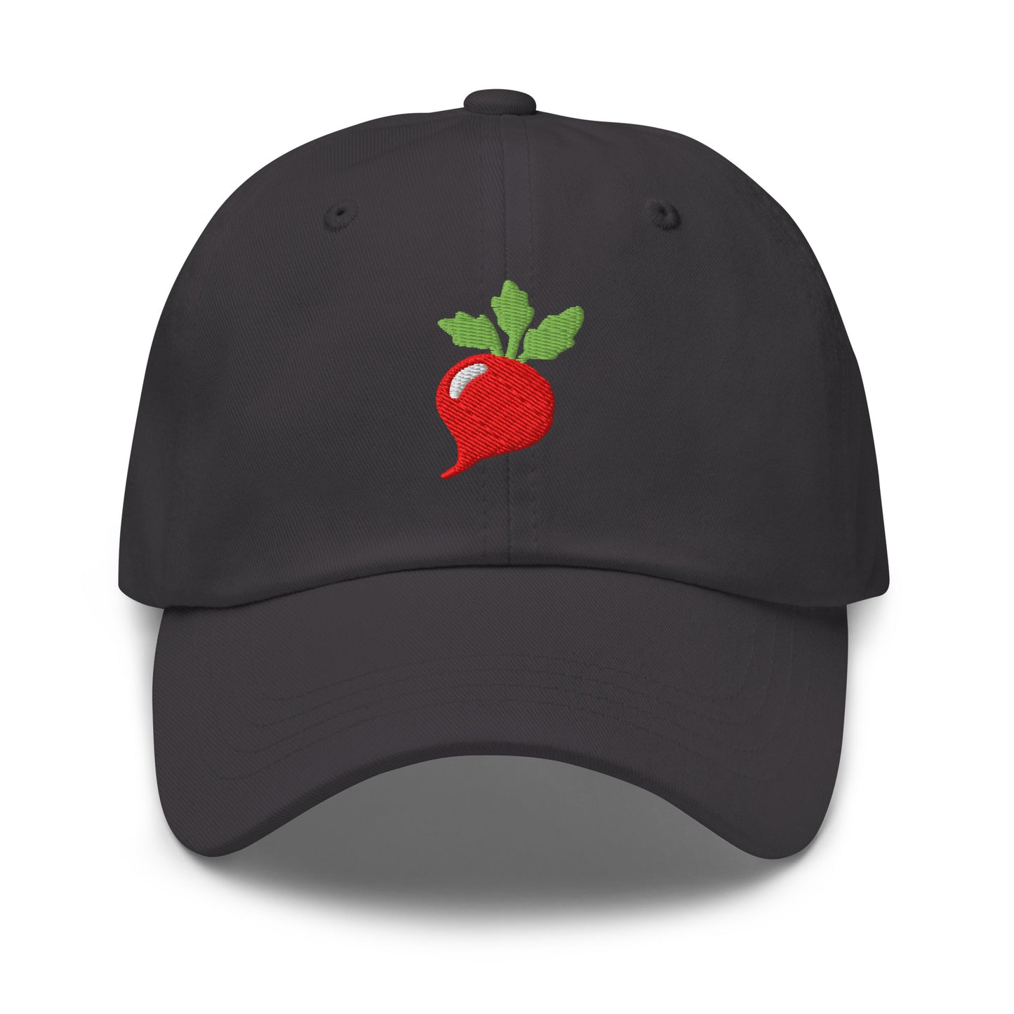 Dark Gray Radish Dad Hat