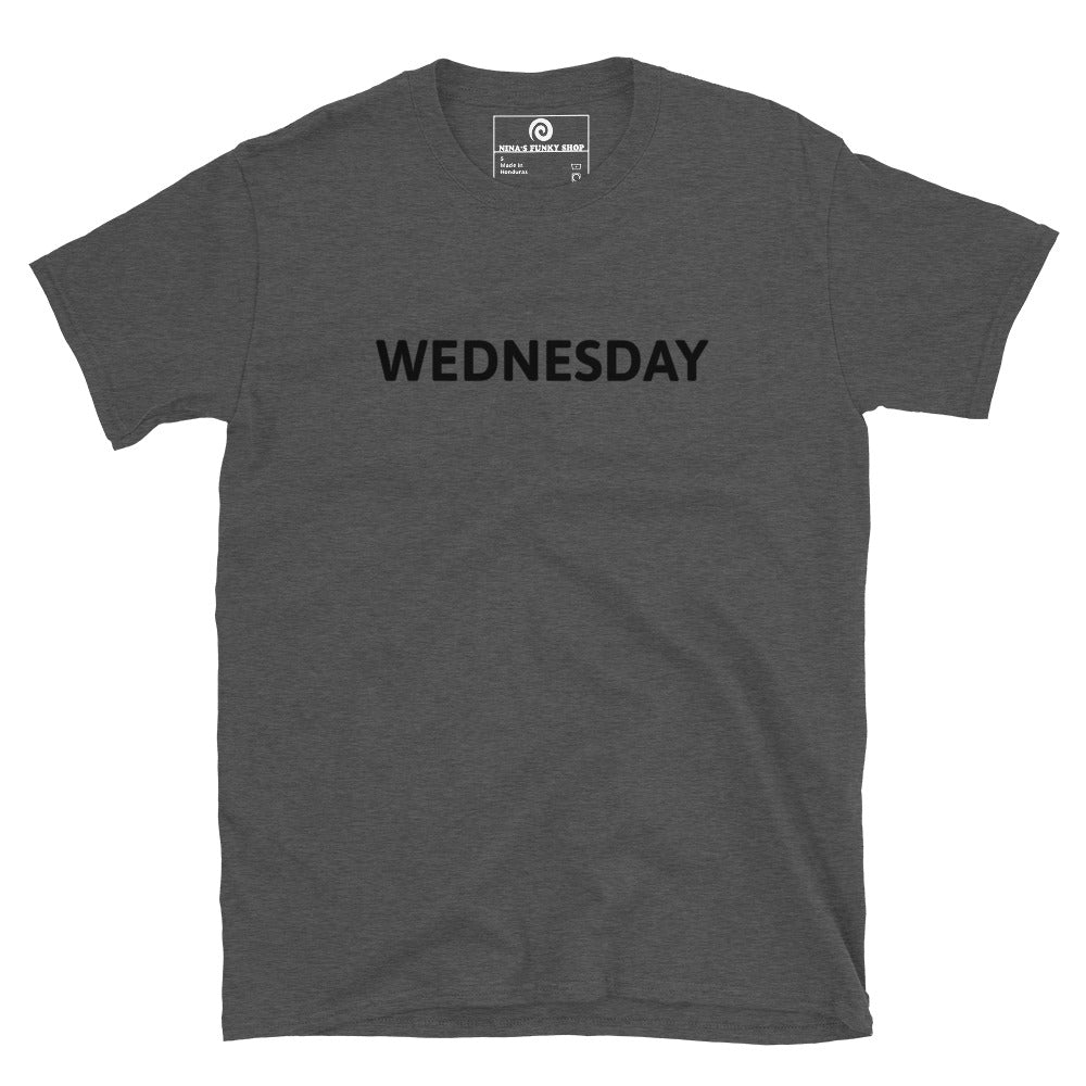 Dark Gray Wednesday T-Shirt