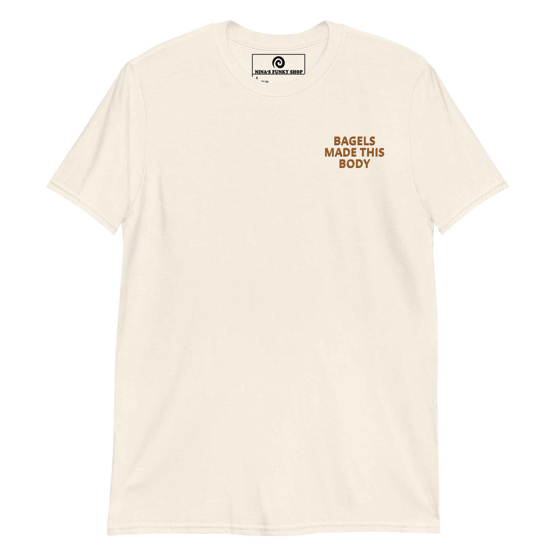 Front Of White Bagels Made This Body T-Shirt