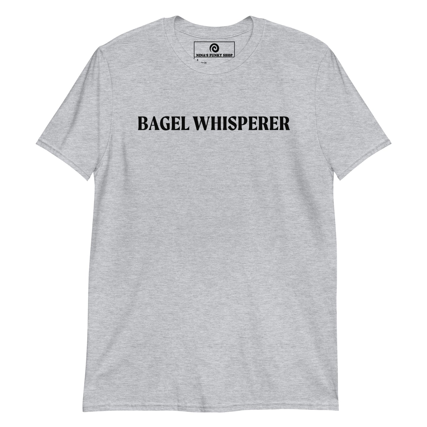 Gray Bagel Whisperer T-Shirt