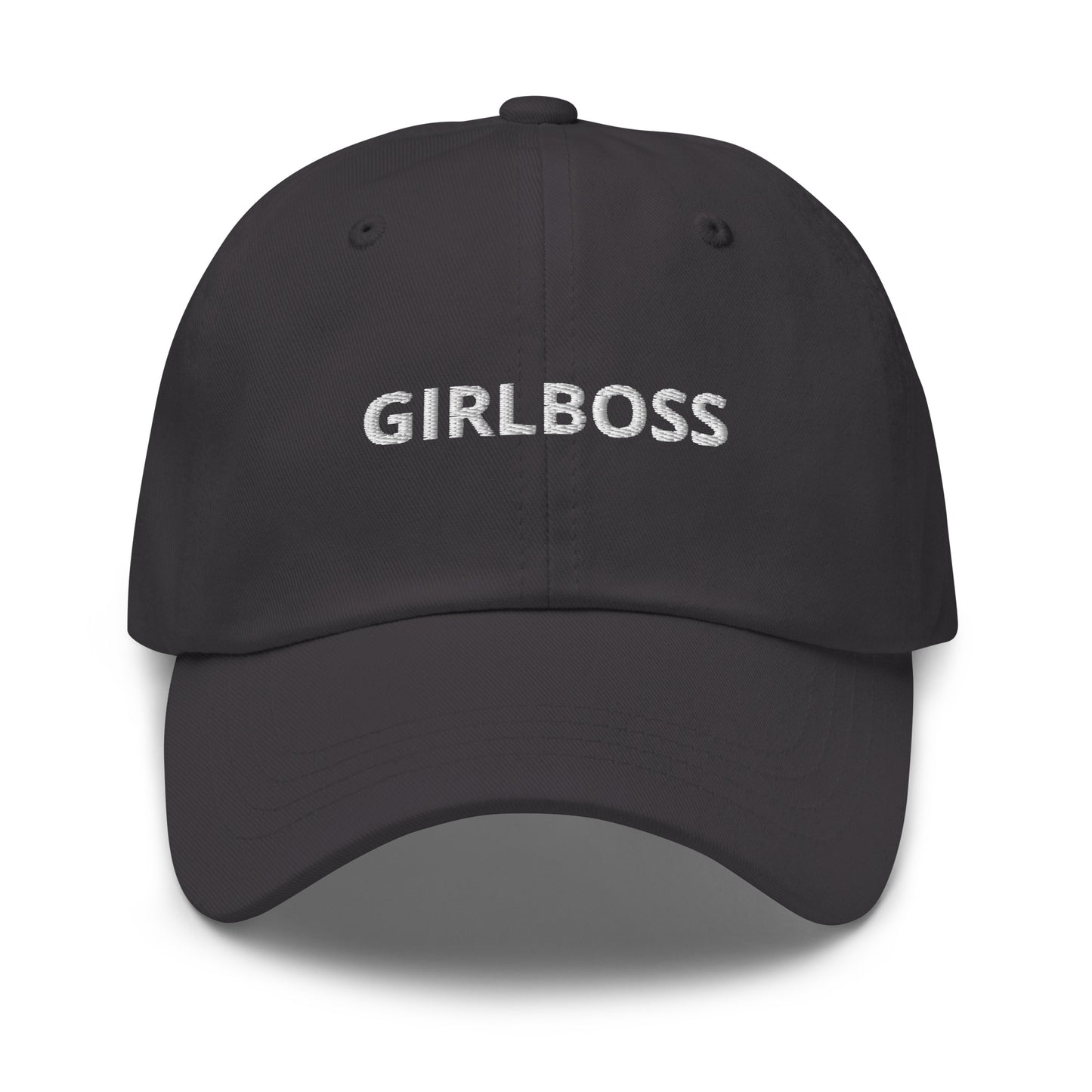 Gray Girlboss Dad Hat