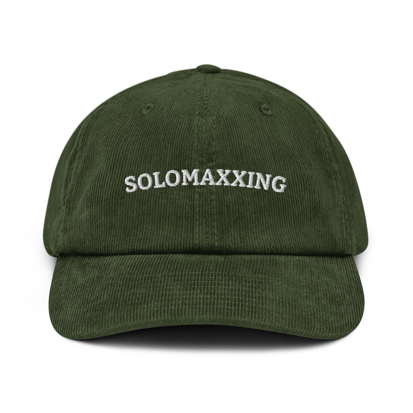 Green Solomaxxing Corduroy Hat