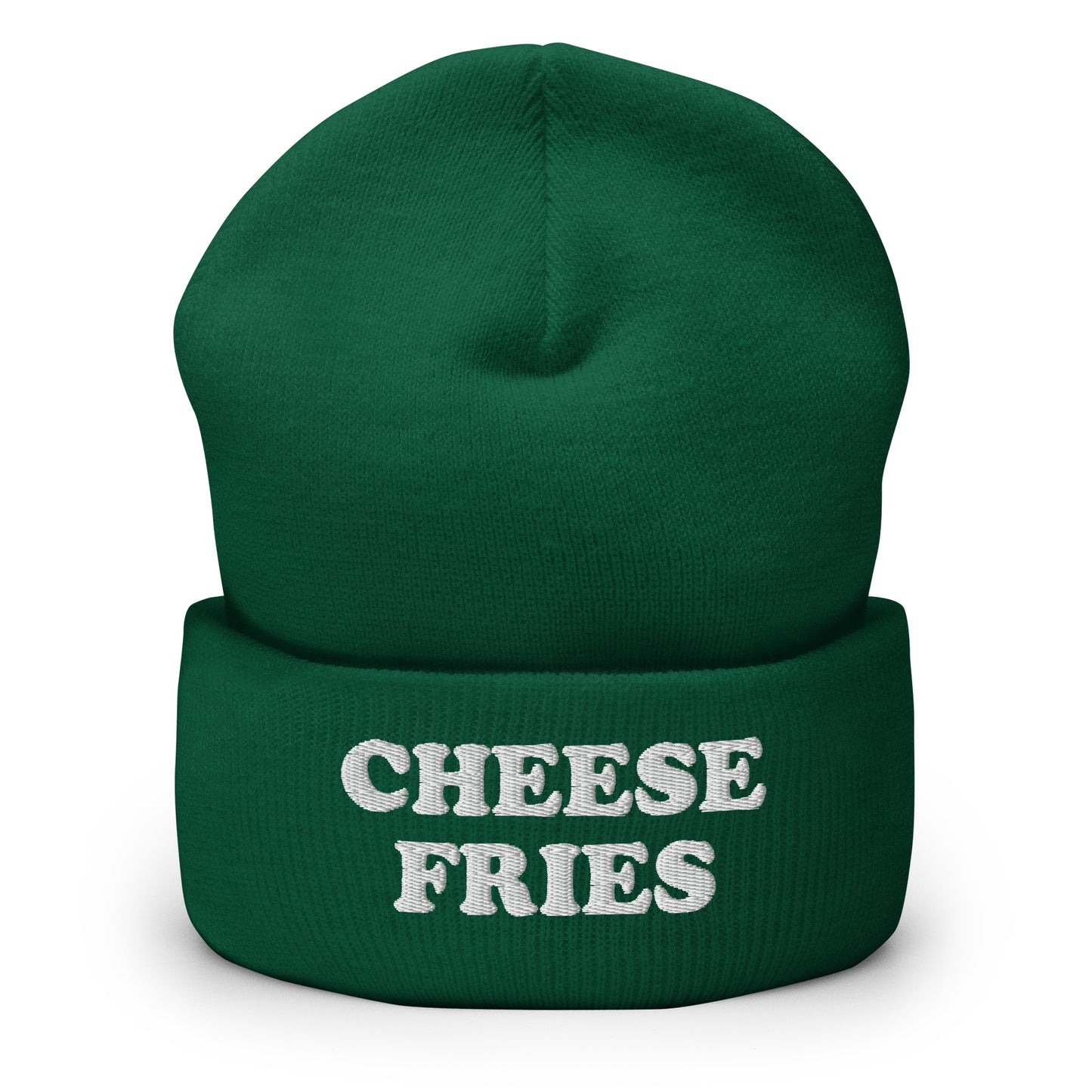Green Cheese Fries Cuffed Beanie
