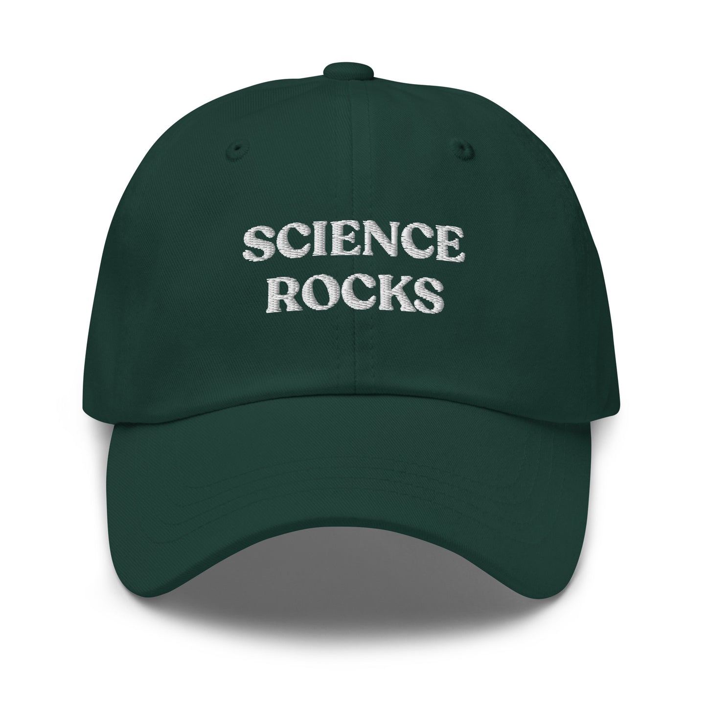 Green Science Rocks Dad Hat