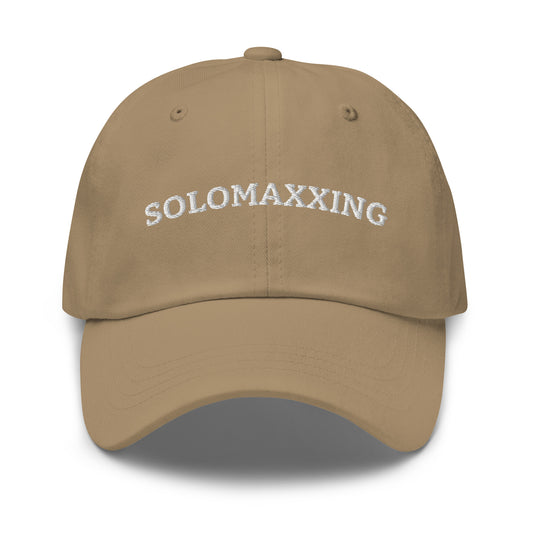 Khaki Solomaxxing Dad Hat