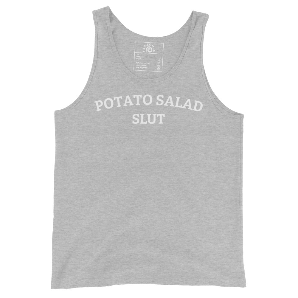 Light Gray Potato Salad Slut Tank Top