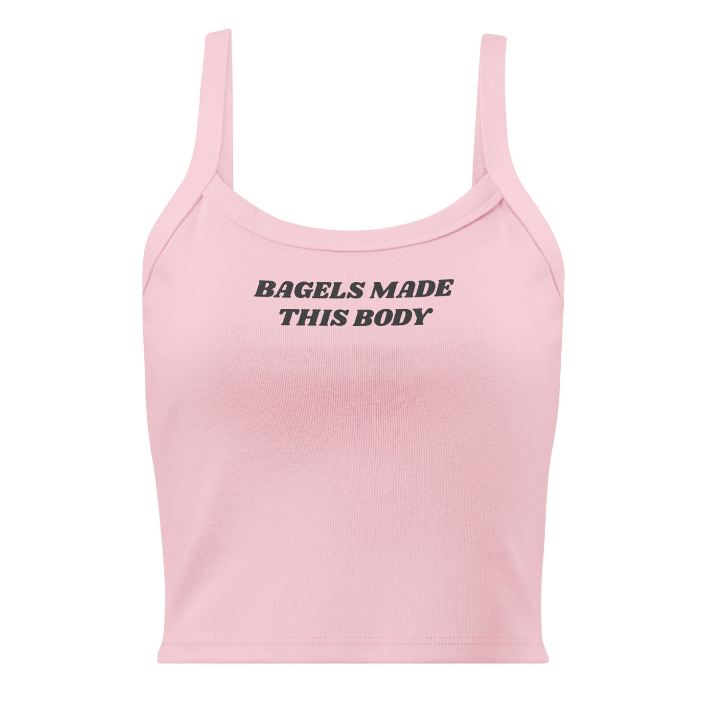 Light Pink Bagels Made This Body Tank Top