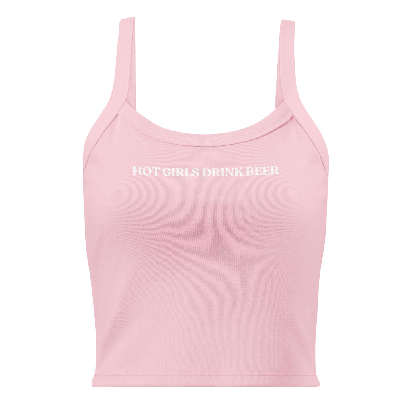 Light Pink Hot Girls Drink Beer Tank Top