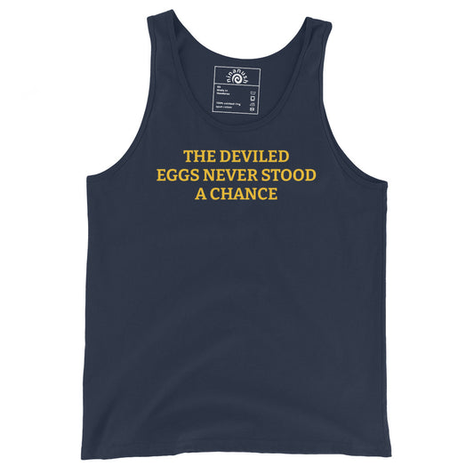 Blue The Deviled Eggs Never Stood A Chance Men's Tank Top