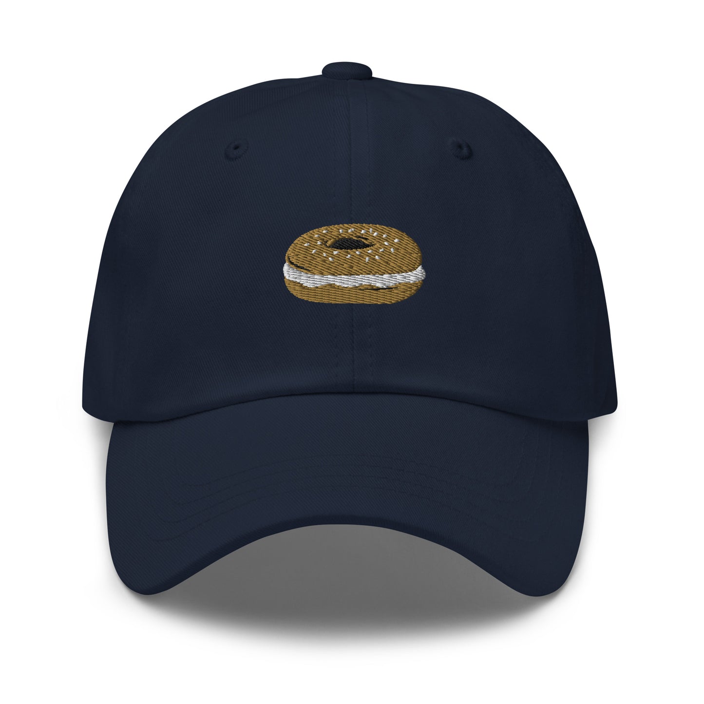 Navy bagel hat