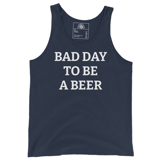 Navy it’s a bad day to be a beer tank top