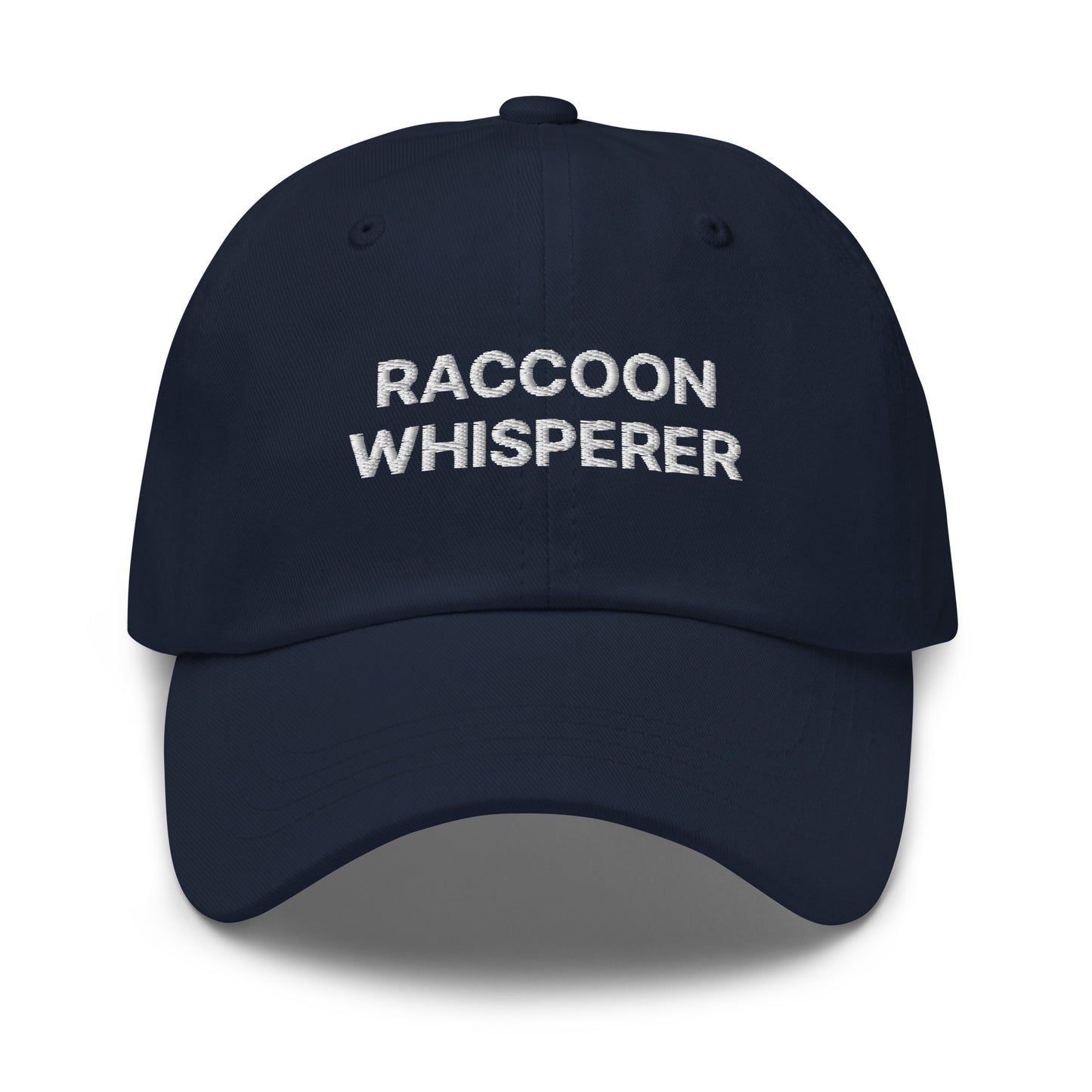 Blue Raccoon Whisperer Dad Hat