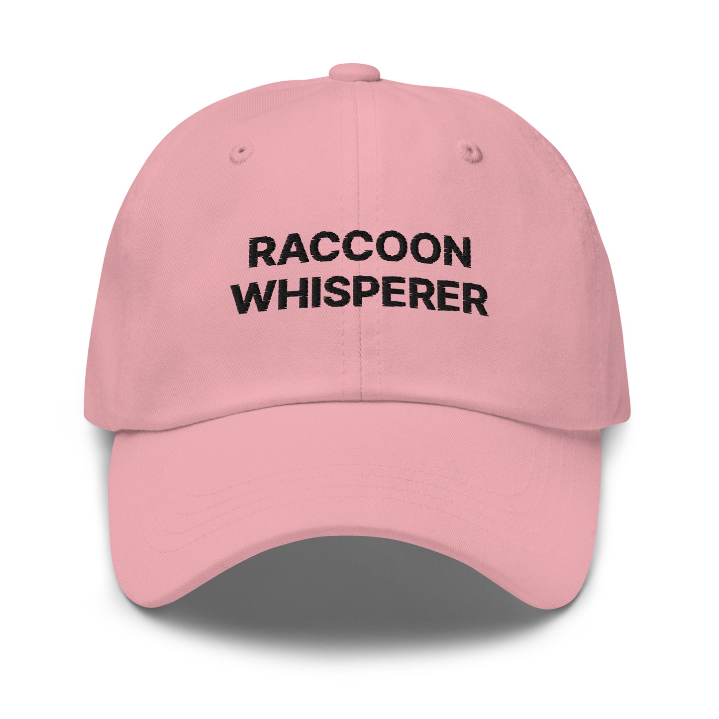 Pink Raccoon Whisperer Dad Hat